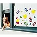 Easter Window Clings Gel Charms Stickers Decorations with Easter Eggs and Chicks