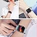 Idon Sport Watch Band, Soft Silicone Replacement Sports Band Compatible with Smart Watch Band 2018 Series 4/3/2/1 38MM 40MM 42MM 44MM for Smart Watch All Models（Black，38MM S/M）