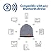 Wireless Beanie - Wireless Headphones Hat and Scarf Set for Winter Outdoor Men Women Warm Knitted Music Hat With Backpack - Built-in Microphone
