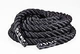 USA MADE BLACK Poly Dac Training Ropes / BATTLE Ropes + Free Access To Online Video