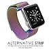 Apple Watch Band, Enow Fully Magnetic Closure Clasp Mesh Loop Milanese Stainless Steel Bracelet Strap for Smart iWatch Sport & Edition 38mm & 42mm