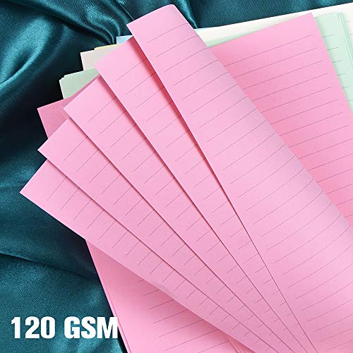 Lined Refill Paper, 3 Pack Colored Ruled Pages for A5 Refillable 6Ring