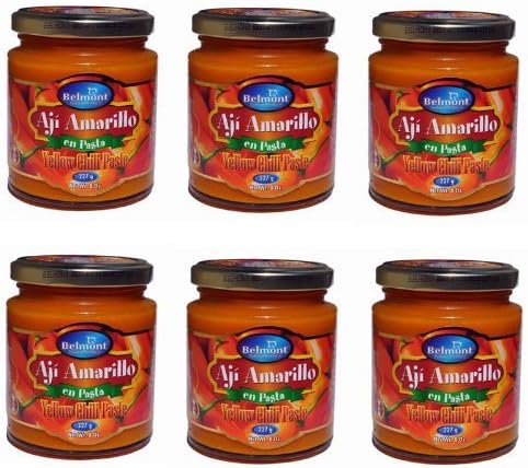 Belmont Aji Amarillo Hot Yellow Pepper Paste 8oz - 6 Pack by Belmont