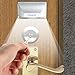 HappyCell Keyhole Light Lamp, PIR Infrared IR Wireless Auto Sensor Motion Detector Door Keyhole 4 LED Light lamp Stick-on Anywhere Tap Lights (Battery Operated)