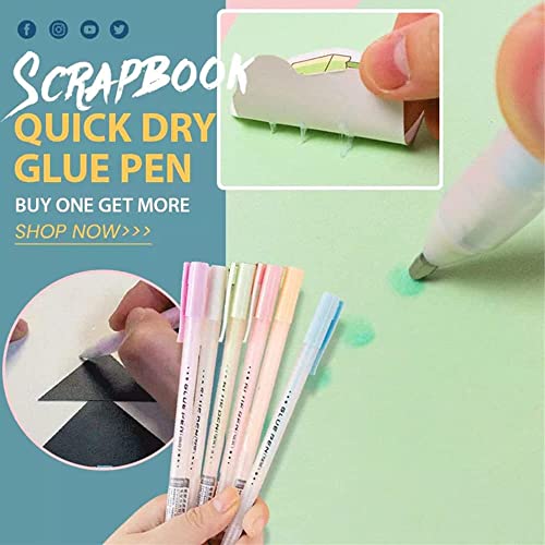 Scrapbook Quick Dry Glue Pen, Glue pens for Crafting, Adhesive Glue