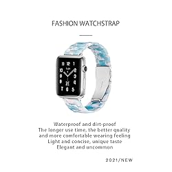 Light Apple Watch Band-Fashion Resin Apple Watch