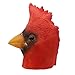CreepyParty Deluxe Novelty Halloween Costume Party Latex Bird Cardinals Head Mask Linnet