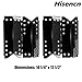 Hisencn Gas Grill Pipe Burners Tube, Heat Plate Tent Shield, Crossover Carry Over Tube Replacement Kits for Stok SGP4330SB SGP4331 SGP4130N, Stok Quattro 4 Burner Grills