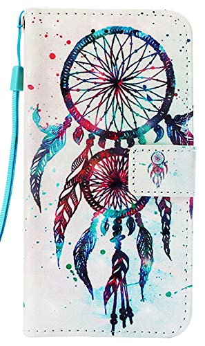 Aiyze Compatible Samsung Galaxy S10+ Case, S10 Plus 6.4" 2019 3D Leather Wallet Folio Heavy Duty Full Body Protective Phone Cover Credit Card Slot Magnetic Closure Kickstand Accessories Dream Catchers