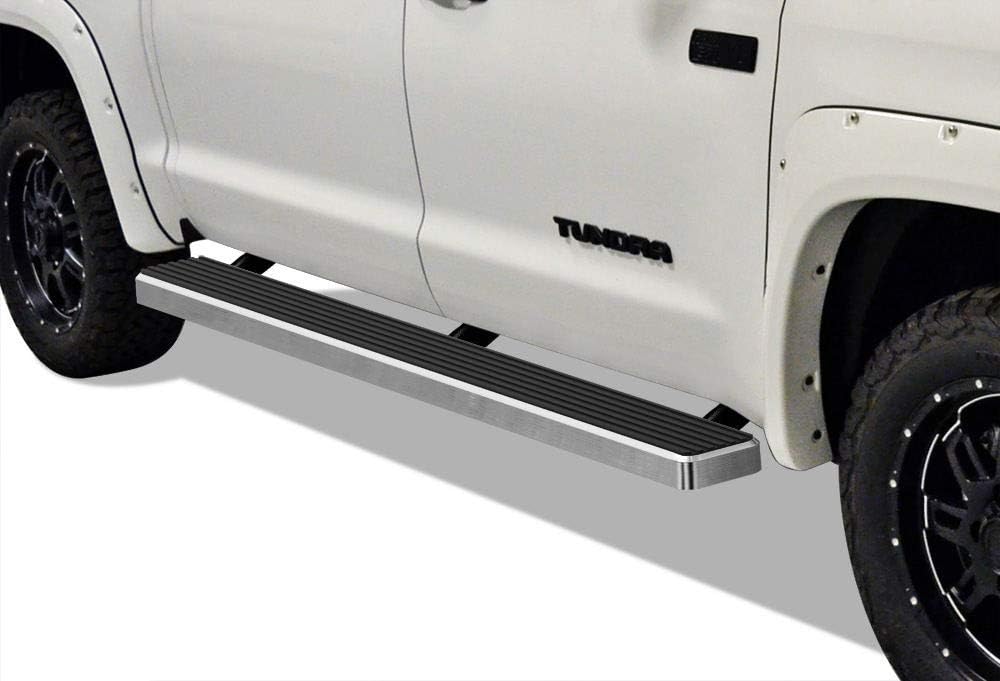APS iBoard (Silver 5 inches) Running Boards Nerf Bars Side Steps Step