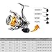 SeaKnight Rapid Saltwater Spinning Reel, 4.7:1,6.2:1 High Speed, Max Drag 33Lbs, Smooth Fresh and Saltwater Fishing Reel