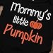 Cute Infant Baby Girl Boy Halloween Clothes Long Sleeve Pumpkin Romper with Hat and Pants Outfits Set 3PC (0-6 Months, Black)