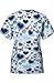 MedPro Women's Medical Scrub Set With Printed Top and Cargo Pants