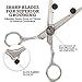 Premium Beard Scissors For Men - Professional Barber 6.8
