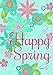 Happy Spring Flowers Garden Flag Seasonal Floral 12.5