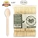 Disposable Wooden Forks and spoons All Natural, Eco-Friendly Birchwood/ Biodegradable, Compostable Tableware/ Perfect for Parties, BBQ, Weddings, Camping, Picnics/ 150 Pcs 6.25