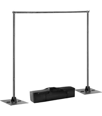 Winado Adjustable10ft Photography Background Support Stand Photo Backdrop Crossbar Kit