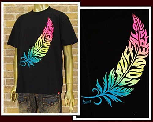 Amazon ミューラル Mural Murasaki ムラサキ氏 ブランド フェザーデザイン Tee メンズ 14mu Ss 21 ブラック 2xl Tシャツ カットソー 通販