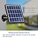 SATINIOR Solar Panel Compatible with Ring Video Doorbell 1, Waterproof Charge Continuously, 5 V/ 3.5 W (Max) Output, Includes Secure Wall Mount, 3.6 M/12 ft Power Cable (No Include Camera)