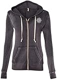 Yoga Clothing For You Ladies Lotus OM Angel Fleece Full-Zip Hoodie