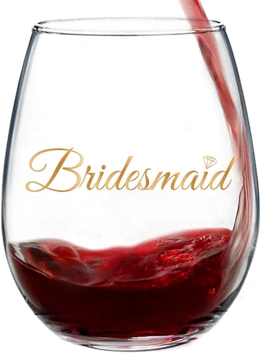 wedding wine glasses for bridesmaids
