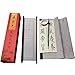 Chinese Calligraphy Set Rewritable Water Writing Cloth Fabric Scroll with Brush Rack and Water Dish Quick Drying Fabric Cloth Paper for Beginners Practice Set (4 Items)