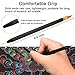Scratch Tools, Scratch Color Pen Dual Tip Scratch Coloring Stylus Paper Art Set for for Adult Kids Painting Art 14 PCS