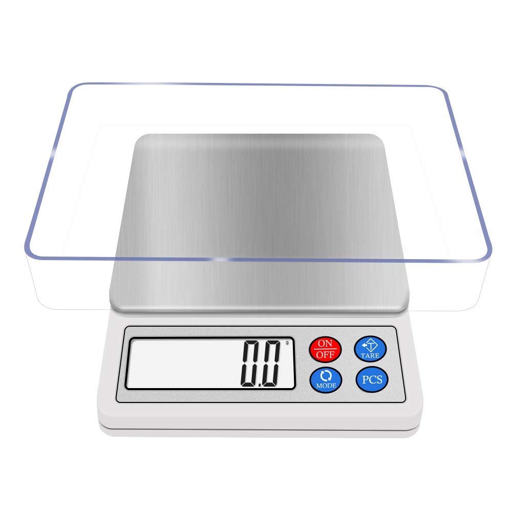 Digital Kitchen and Food Scale 600g 0.01g, Next-shine High-precision Pocket Scale, Multi-functionals Pro Scale with LCD Display, Tare, PCS, Back-lit