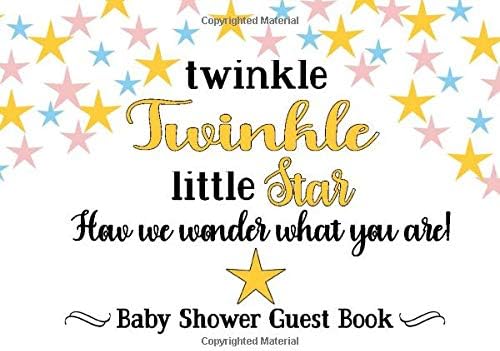 twinkle twinkle little star guest book