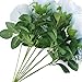 Parts3A 11 Branch 6 Heads Artificial Silk Fake Flowers Leaf Rose Leaf Home Bridal Wedding Party Festival Bar or Yard Decoration. (light blue)