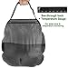 PAOOTICI Solar Shower Bag 5 gallons/20L Camping Shower Bag with Removable Hose and On-Off Switchable Shower Head for Outdoor Traveling Hiking