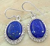 Genuine Gemstone 925 Sterling Silver Overlay Handmade Fashion Earrings Jewelry