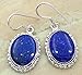 Genuine Gemstone 925 Sterling Silver Overlay Handmade Fashion Earrings Jewelry
