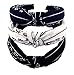 STHUAHE 3pcs Handmade Cloth Art Cross Knot Broadside Comfortable Hair Hoop Hairband Headband Headwear Hair Accessories by Womens (3 Color)
