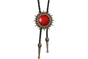 Joxevyia Bolo Tie for Men Southwestern Cowboy Bolo Ties Womens Rodeo Leather Necktie Vintage Bolo Tie