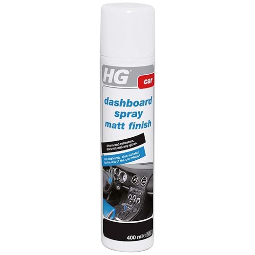 HG Dashboard Spray Matt Finish 400 ml a dashboard spray to make the