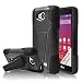 LG Tribute Case LS660 / LG Optimus F60 Case, StarShop? LG Tribute LS660 F60 (Virgin Mobile,Sprint Prepaid) Premium Durable Rugged Shell Hybrid Protective Phone Case Cover with Built in Kickstand Black