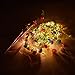 COSOON 4 Pcs LED Flower Wreath Headband - Crown Floral Garland Boho for Festival Wedding, Wreath Headdress with LED Decor T013