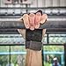 WOD Nation Leather Barbell Gymnastics Grips Perfect Pull-up Training, Kettlebells Crossfit (Black - Large)
