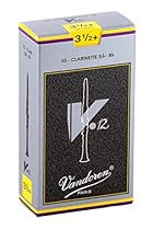 Vandoren CR1935+ Bb Clarinet V.12 Reeds Strength 3.5+; Box of 10

