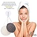 Art Naturals Konjac Facial Sponge Set - 2 Pack (Charcoal Black & Natural White)100% Natural Great for Sensitive, Oily & Acne Prone Skin -Best Beauty Facial Scrub for gentle deep cleaning & exfoliation