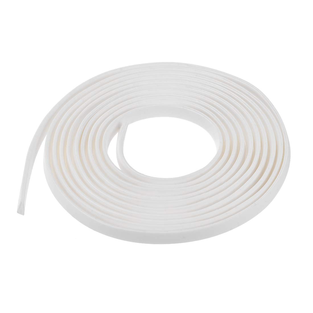 sourcing map Edge Trim U Seal Extrusion, Silicone White U Channel Edge Protector Sheet Fits 0.5-2.5mm Edge 3Meters/9.84Ft Length