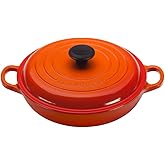 Le Creuset Enameled Cast Iron Signature Braiser, 5 qt. , Cerise