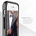 Mobility Element iPhone Case - Best Case for iPhone 7 and iPhone 8 - Premium Cover Provides Protection from Drops, Scratches and Impacts - Transparent Back with Sleek Color Options - Space Gray/Black