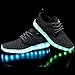 SYKT Kids LED Light Up Shoes Flashing Sneakers for Girls Boys