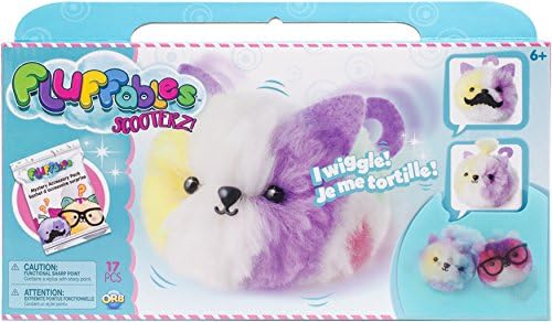 Orb The Factory Fluffables Marshmallow Motion Arts & Crafts White/Purple/Yellow/Pink/Green 11.75" X 2" X 6"