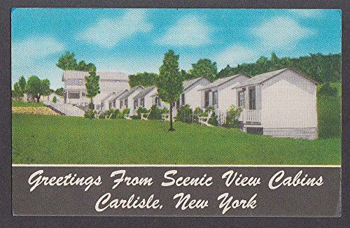 Scenic View Cabins Carlisle Ny Postcard 1950s At Amazon S
