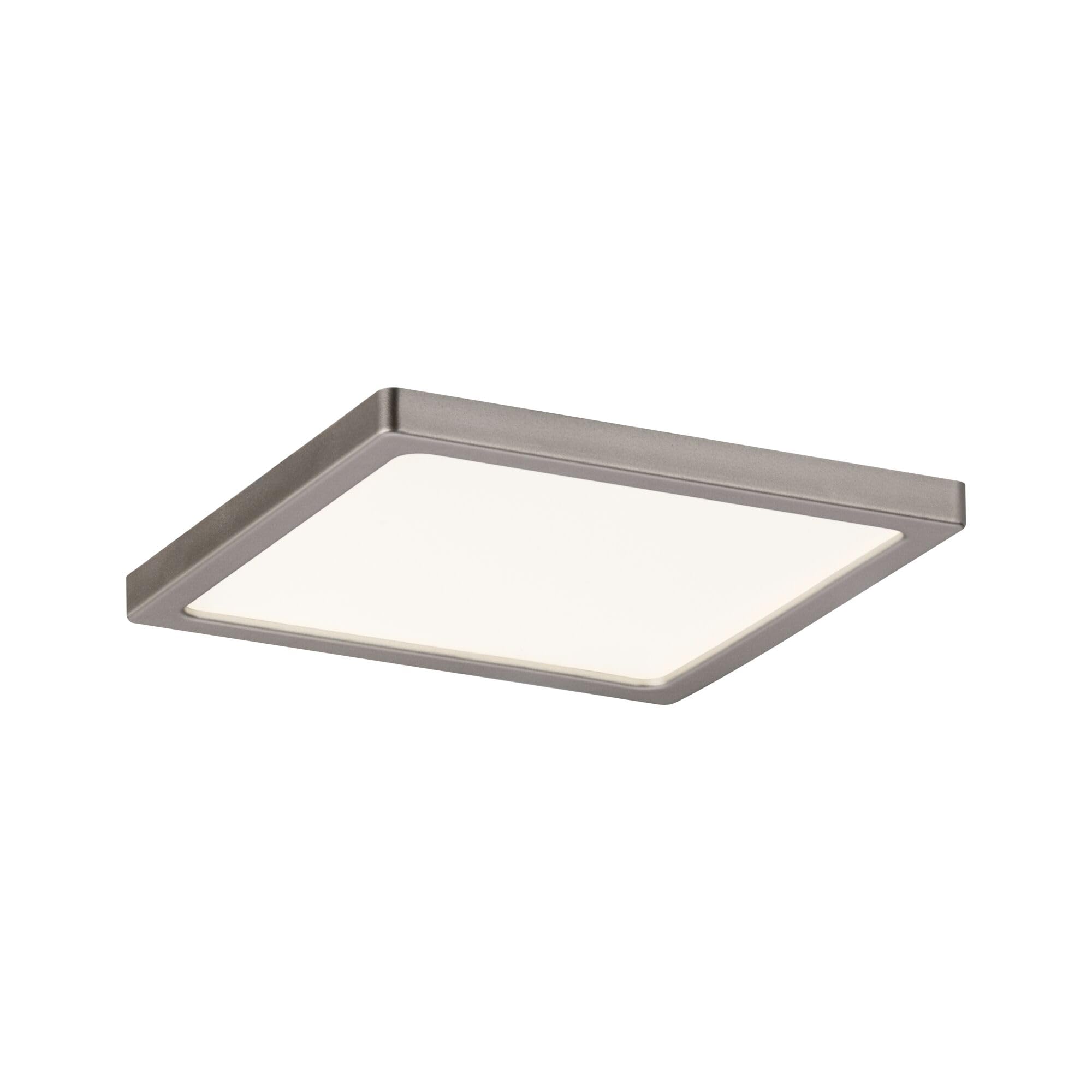 Paulmann 92953 Areo LED Panel Rectangular incl. 1x8-watt Ceiling lamp Soft Nickel Ceiling luminaire Plastic Living Room lamp 3000 K — image 1