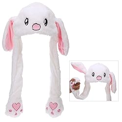 IronBuddy Rabbit Hat Ear Moving Jumping Funny Bunny