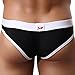 Binmer(TM)Sexy Mens Breathe Underwear Briefs Bulge Pouch Shorts Underpants (L, Black)